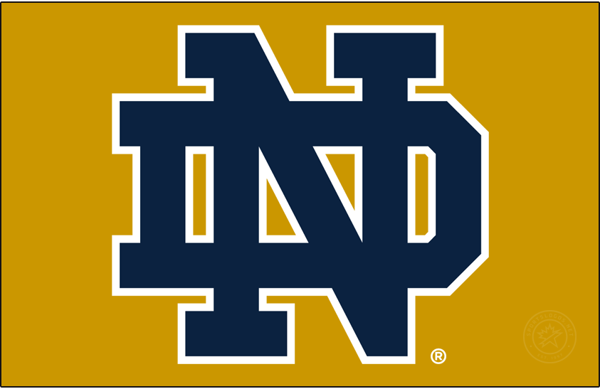 Notre Dame Fighting Irish 2015-Pres Alt on Dark Logo diy DTF decal sticker